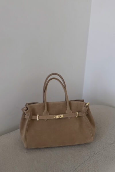 Torebka Carla - beige zamszowa